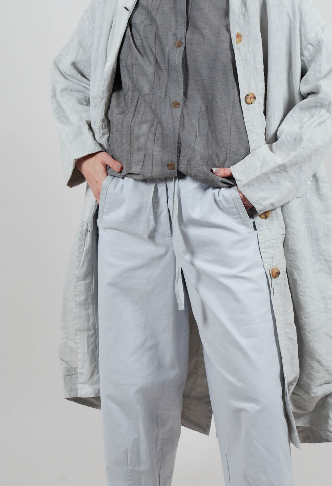 Persephone Trousers in Pearl