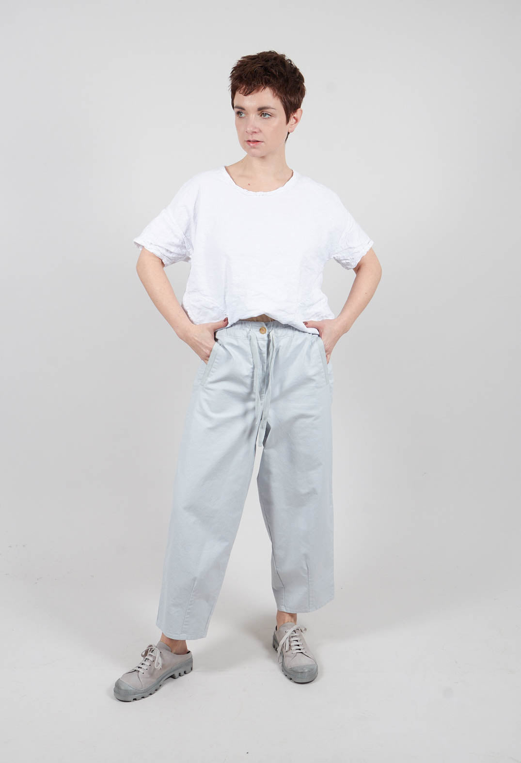 Persephone Trousers in Pearl