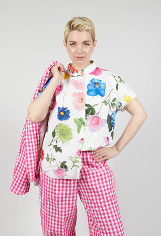Sutton Printed Shirt in Flowers