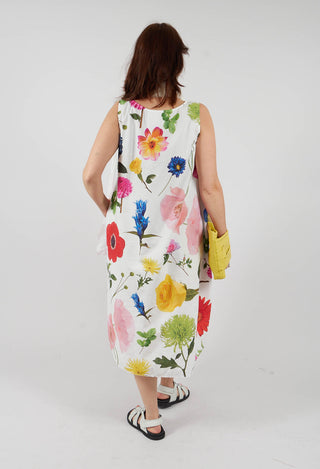 Doris Printed Dress in Flowers