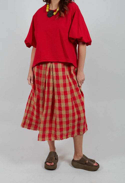Check Skirt in Var1