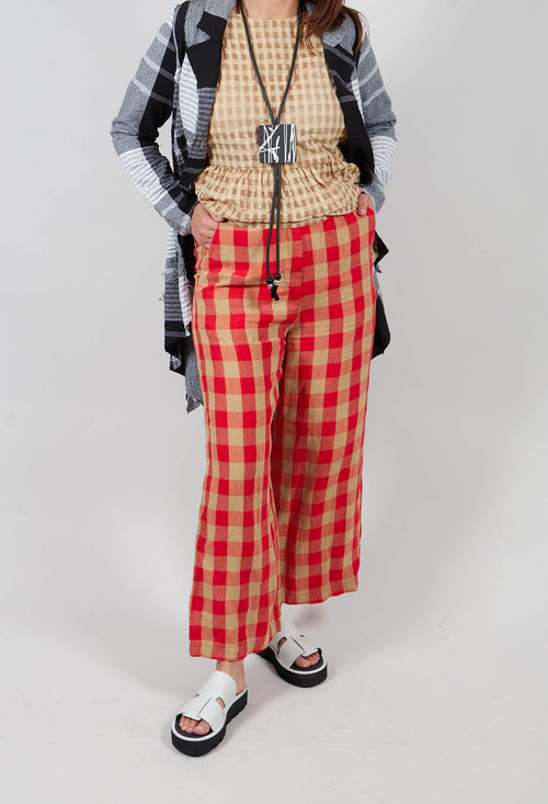 Wide Leg Trousers in VAR1