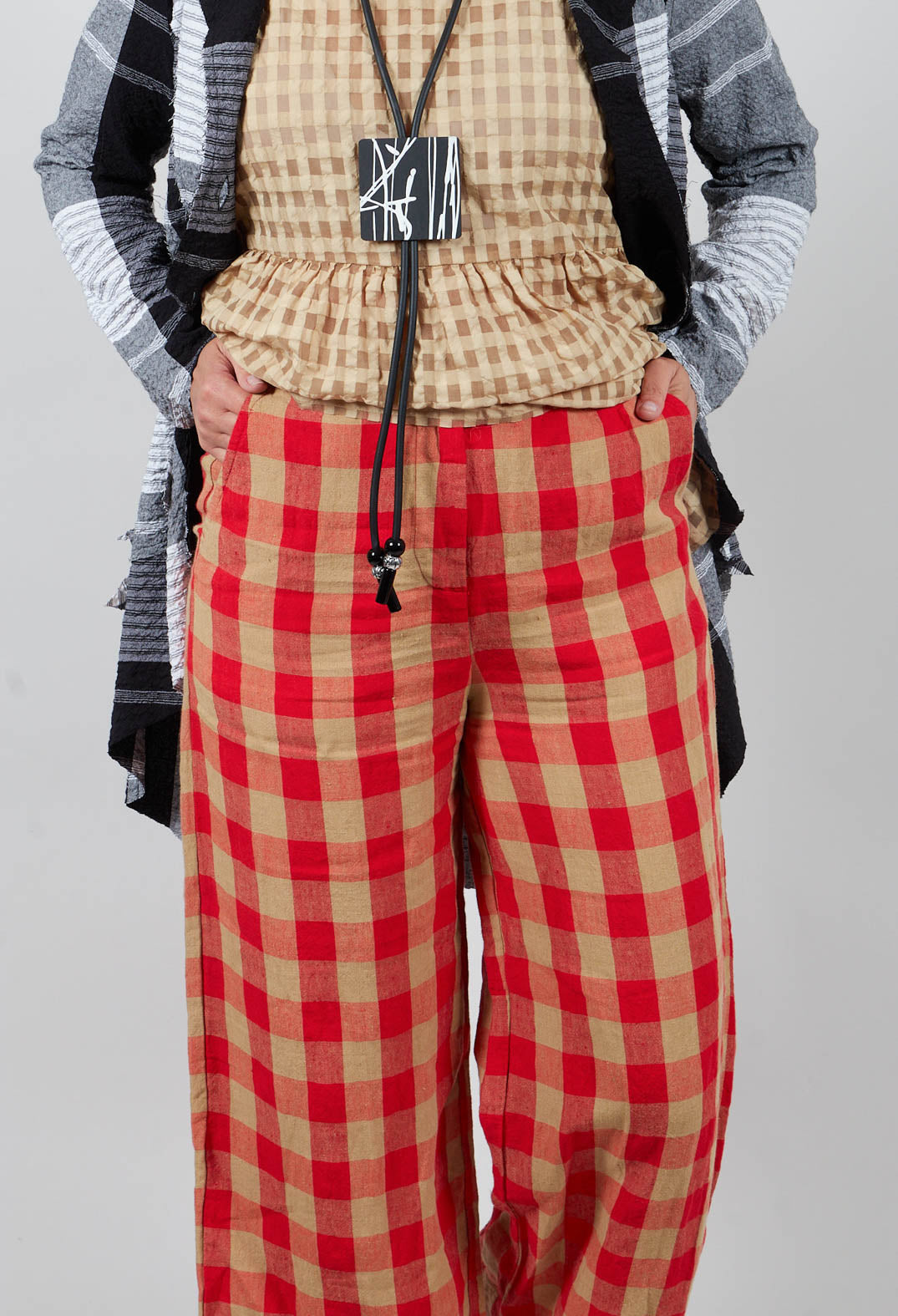 Wide Leg Trousers in VAR1