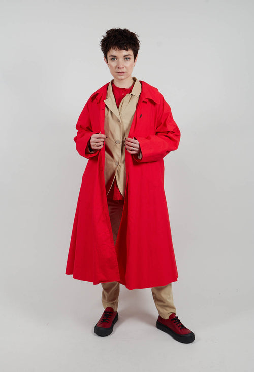 Trench Coat in Pomodoro