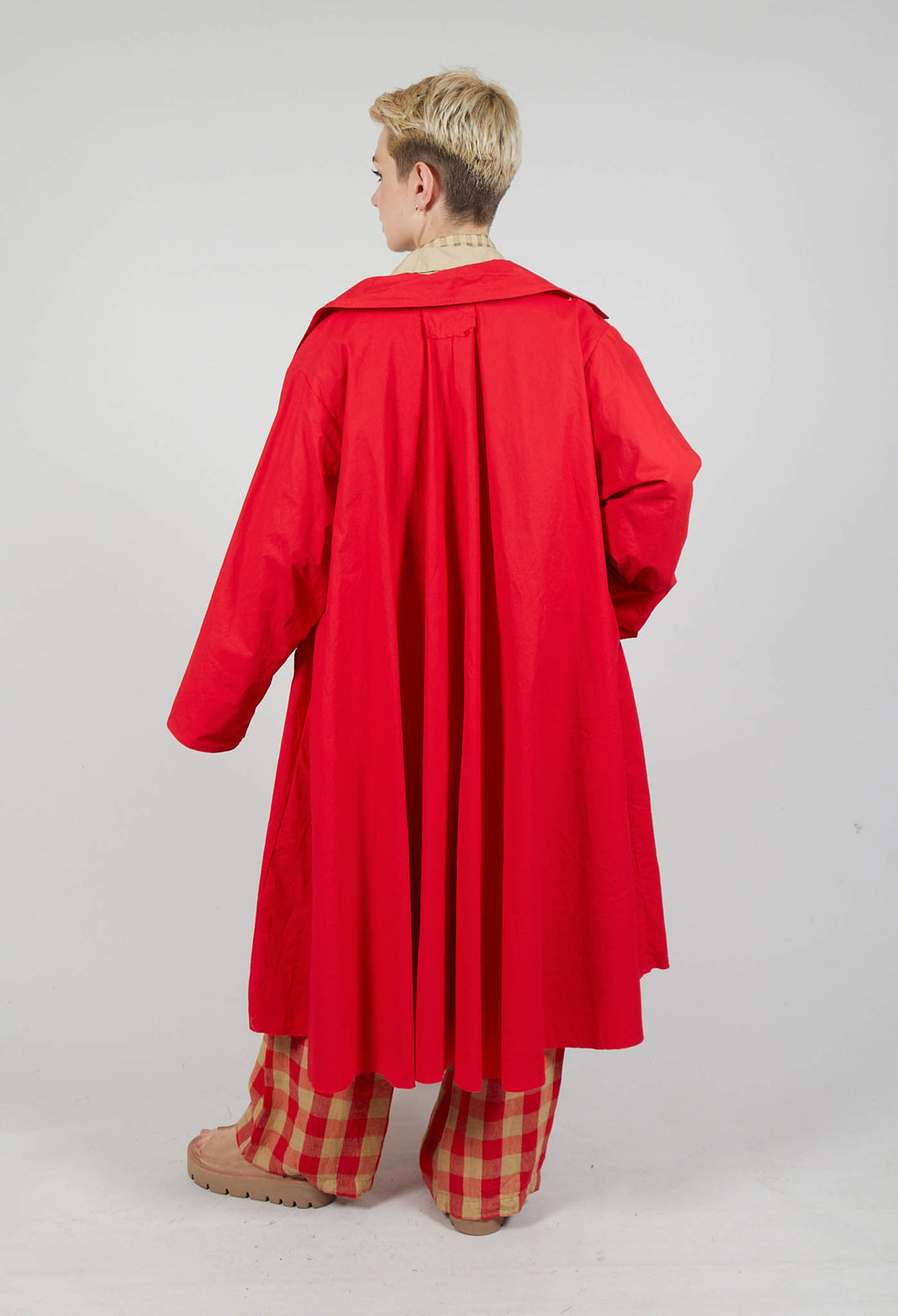 Trench Coat in Pomodoro