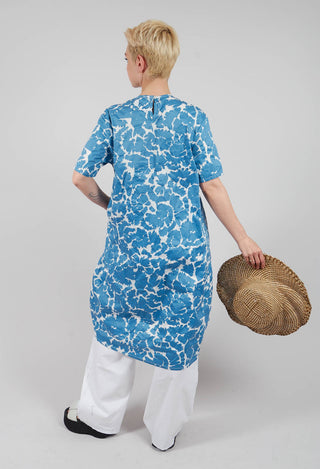 Short Sleeved Flower Dress in Flowers