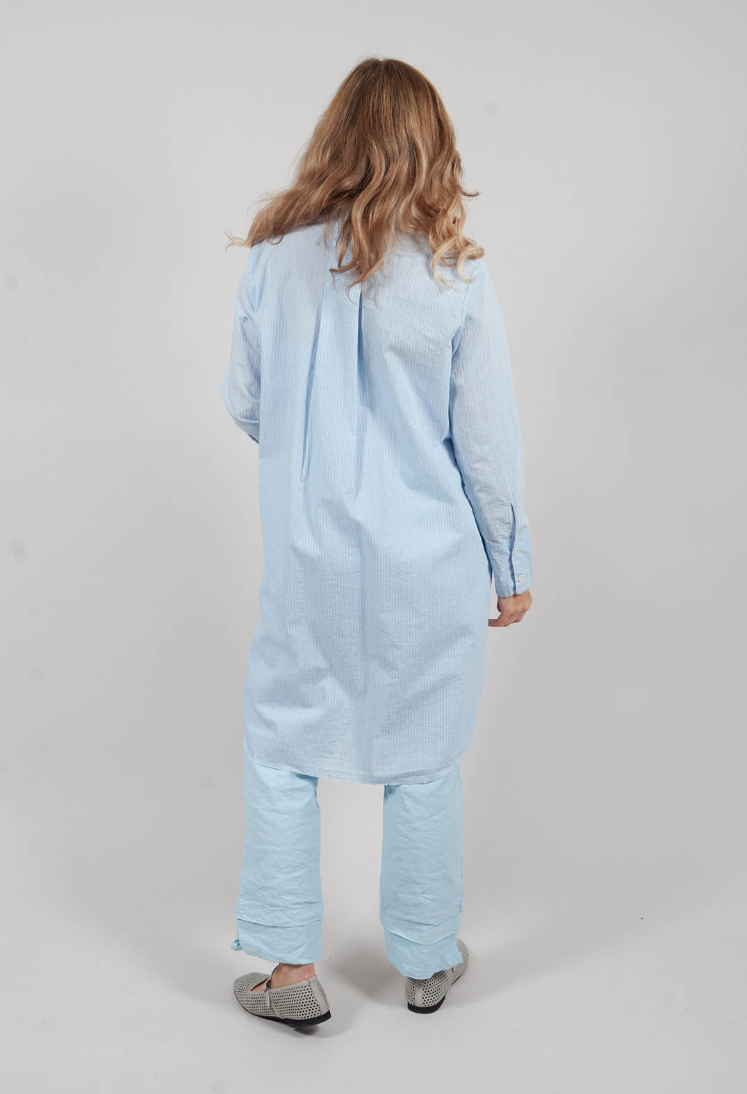 Longline Shirt in Stripe