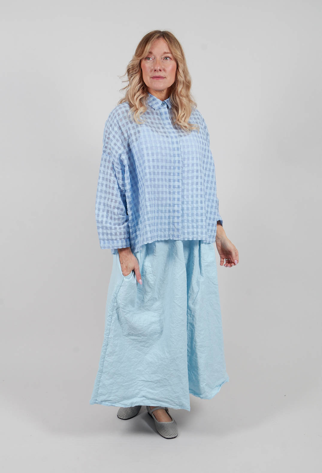 Long Sleeve Shirt in Cielo