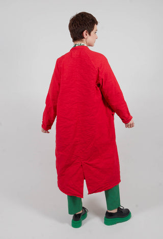 Full Length Coat in Pomodoro
