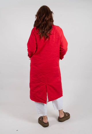 Full Length Coat in Pomodoro