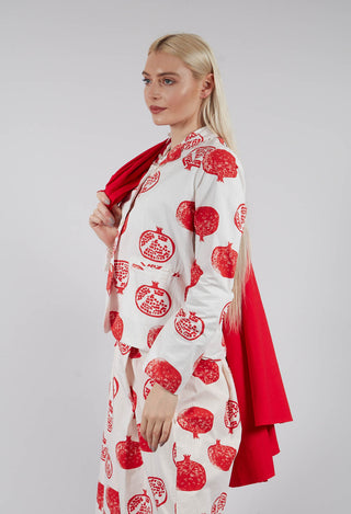 Patterened Cotton Jacket in Print