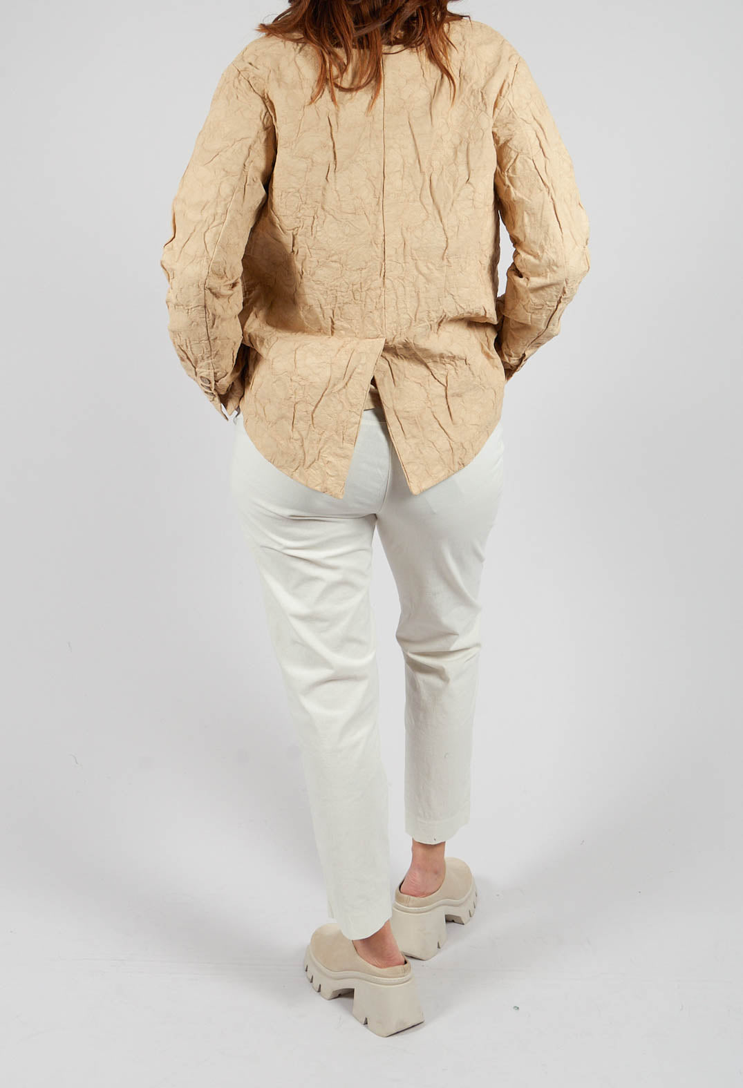 Trousers in Chalk
