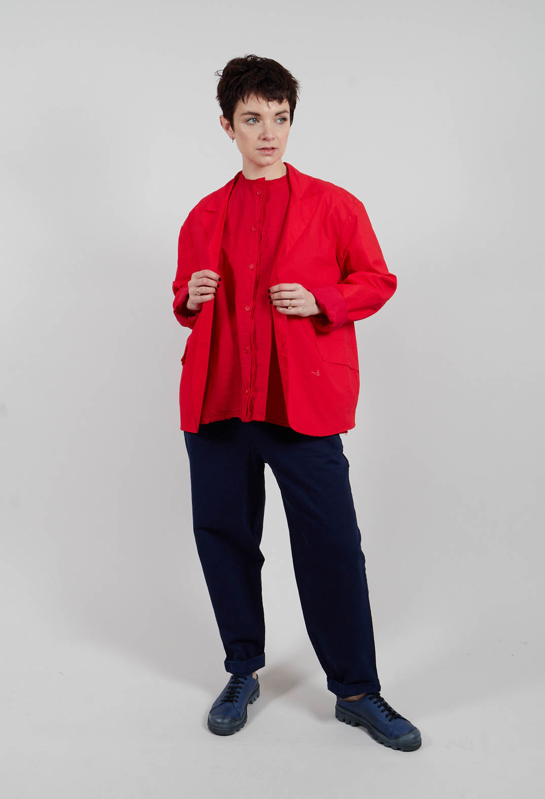 Sleeveless A-Line Top in Pomodoro