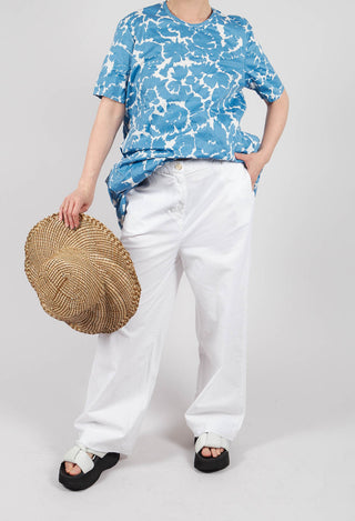 Wide Leg Trouser in White