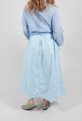 A Line Skirt in Cielo