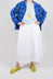 Gathered Skirt in White