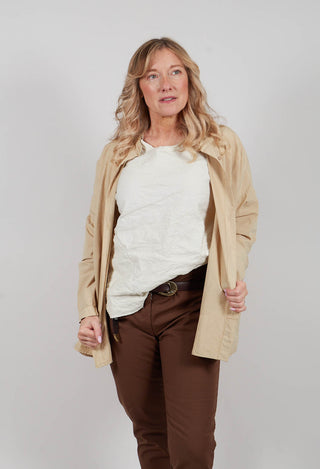 Grandad Collar Shirt in Juta