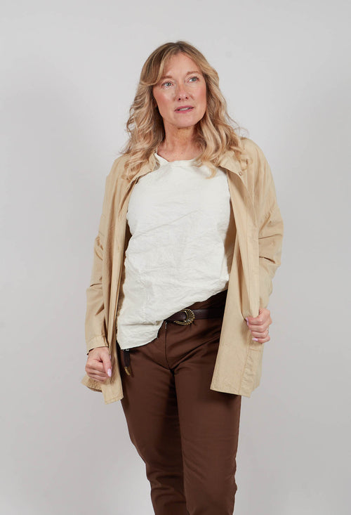 Grandad Collar Shirt in Juta