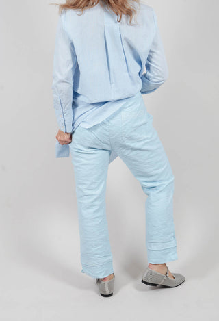 Straight Leg Trouser in Cielo
