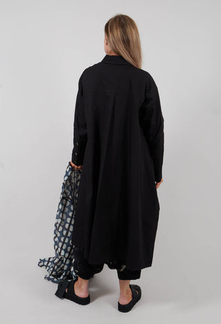 Shirt Dress in Black