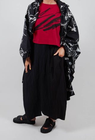Ankle Length Skirt in Black