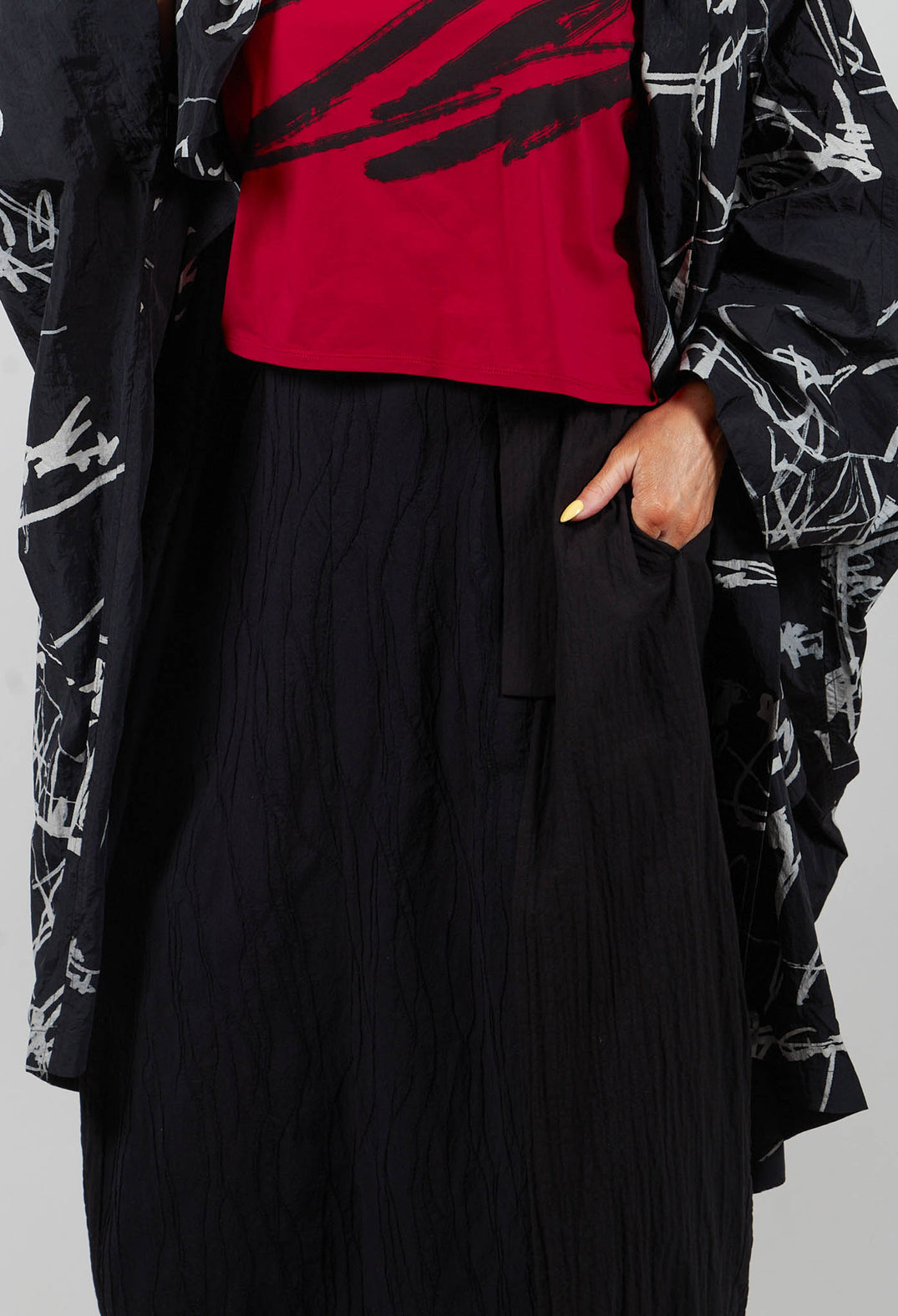 Ankle Length Skirt in Black