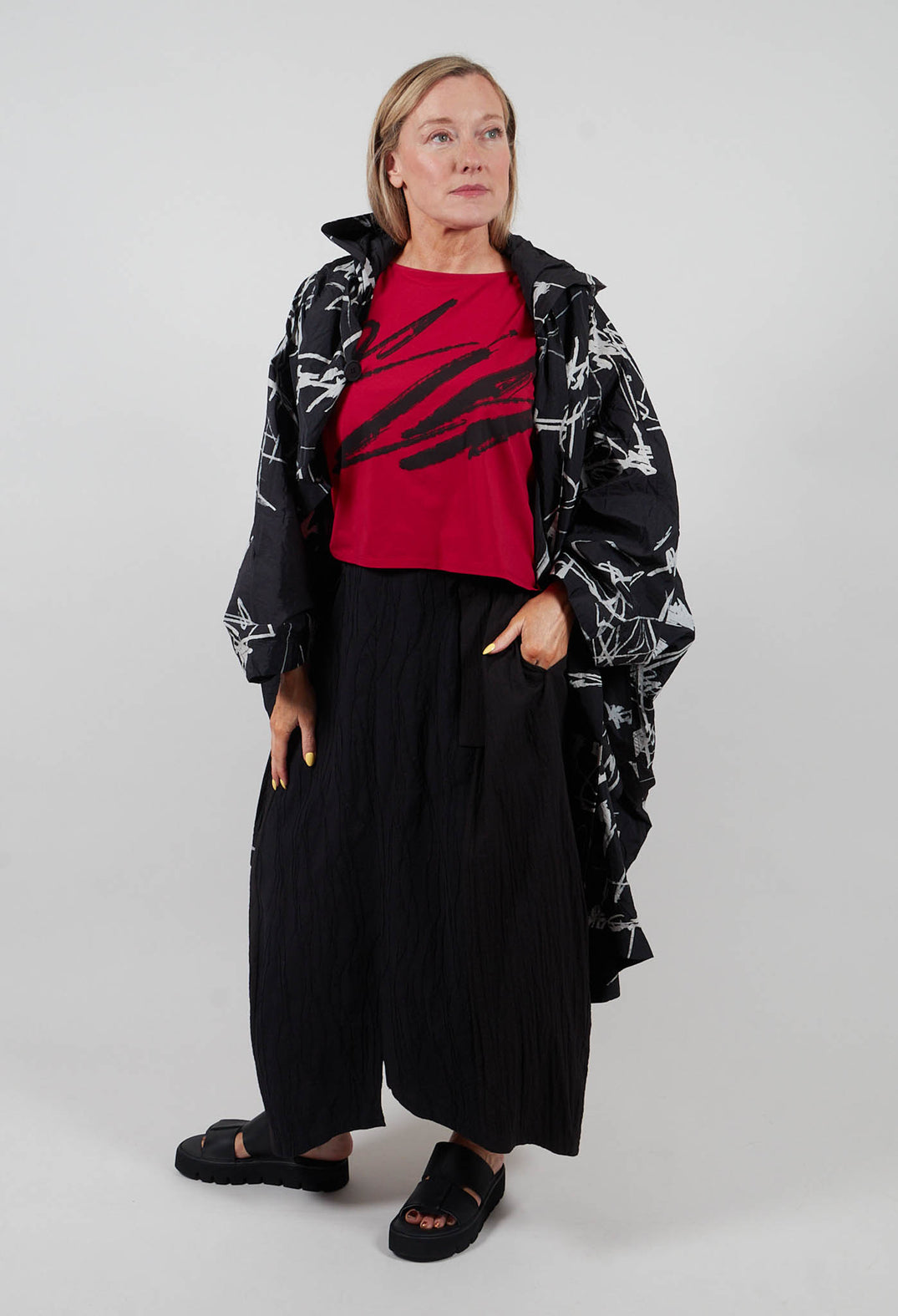 Ankle Length Skirt in Black