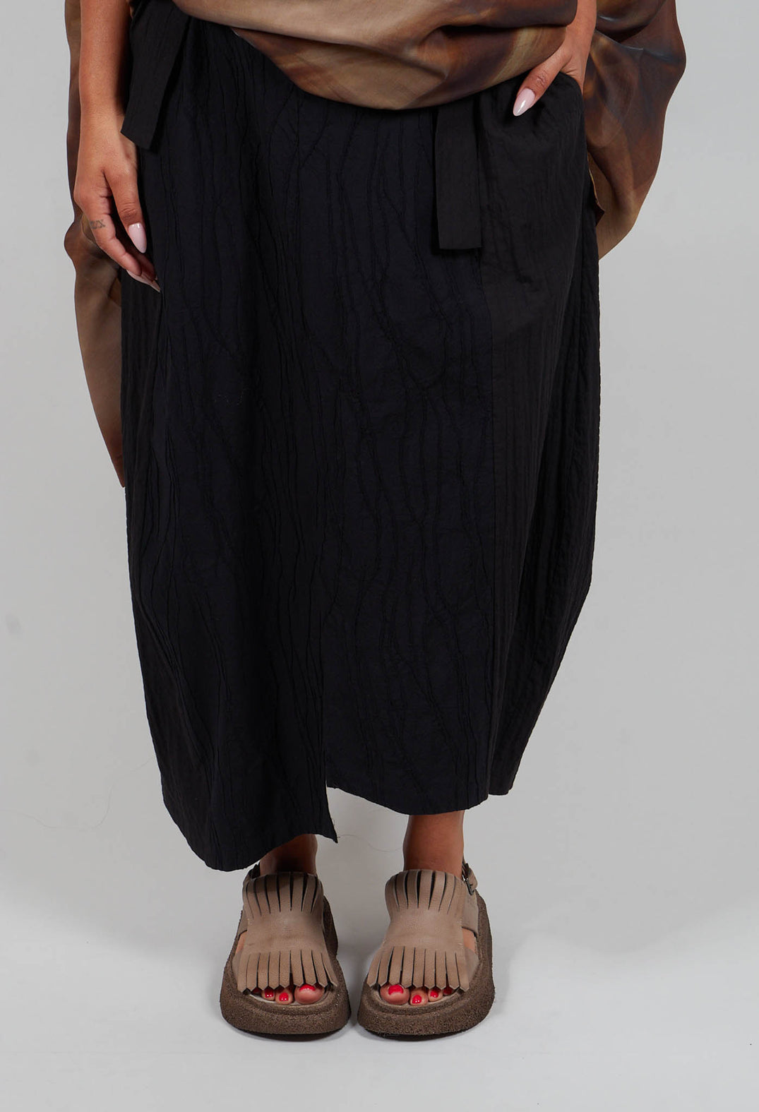 Ankle Length Skirt in Black
