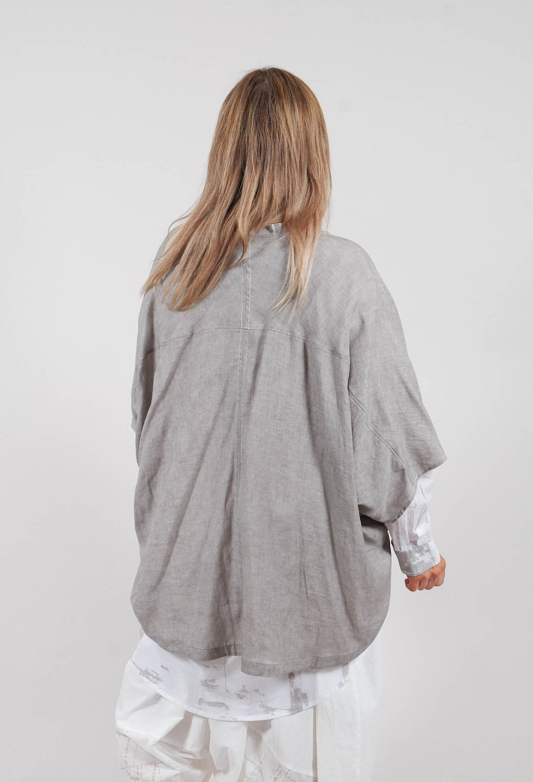 Loose Fit Tunic Top in Beige