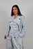 Lightweight Striped Jacket in White