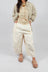 Easy Crinkle Trousers in Sasso