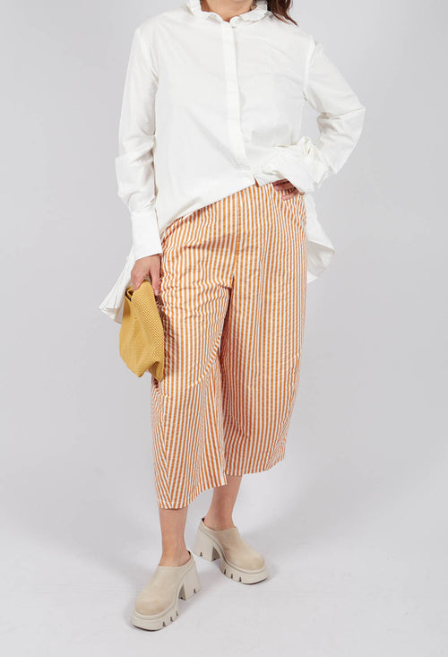 Easy Barrel Trousers in Riga Sabbia