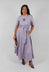 Long Belted Dress in Lavanda