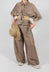 Pinces Plain Trousers in Marmotta