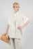 Strings Linen Waistcoat in Naturale