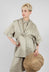 Strings Linen Blend Waistcoat in Naturale