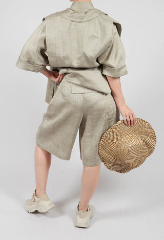Knee Length Shorts in Naturale