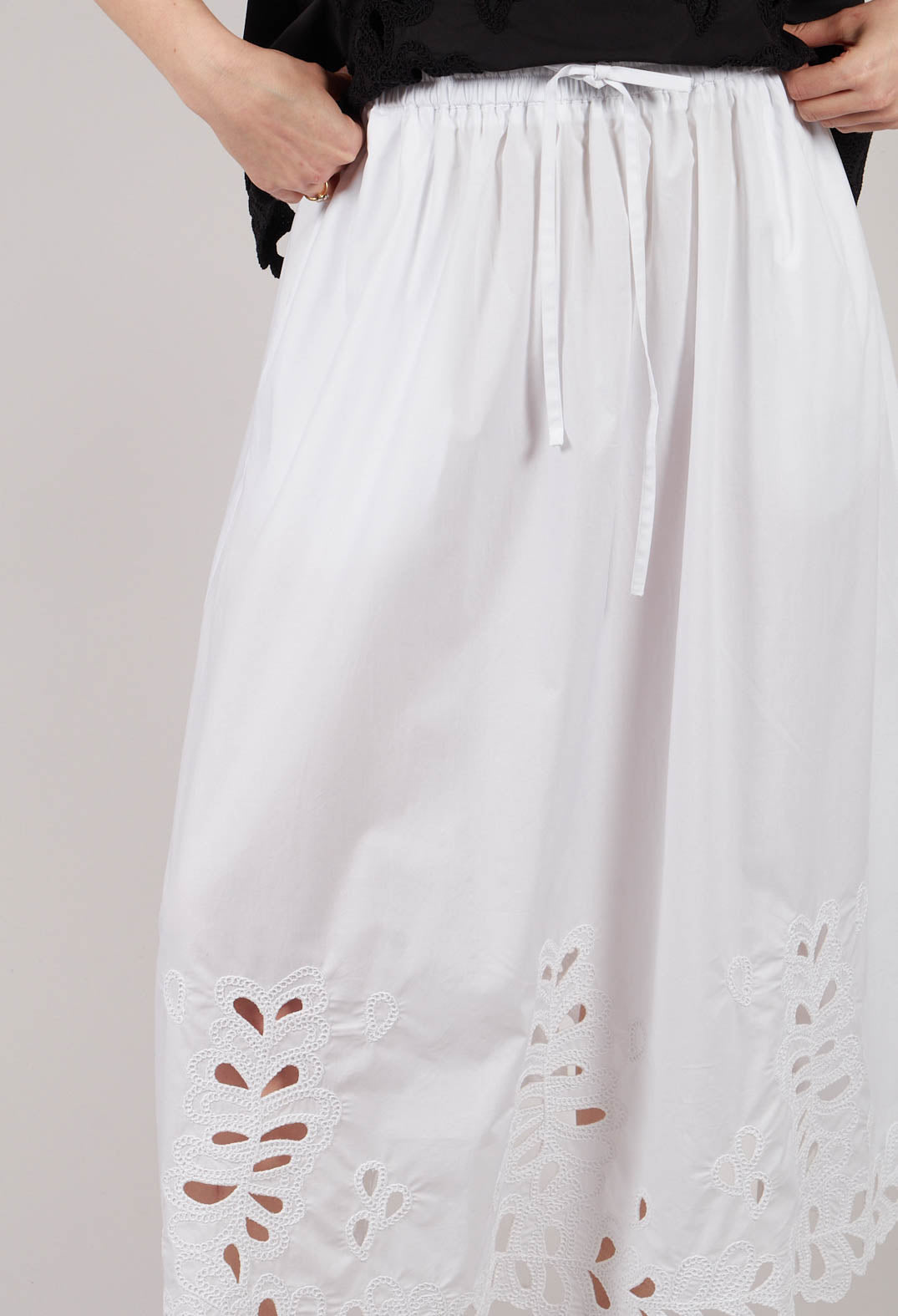 Maxi Skirt in Off White