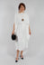 Drop Shoulder Dress in Latte