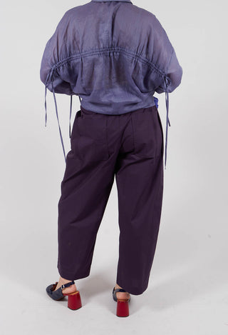Wide Leg Trouser in Mauve
