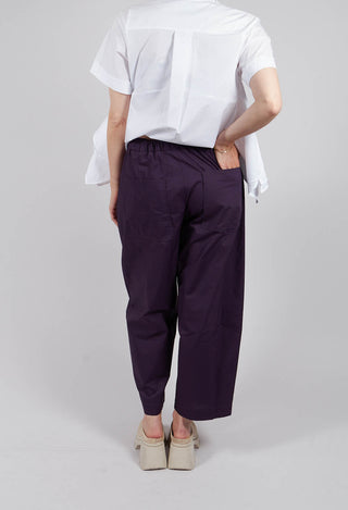 Wide Leg Trouser in Mauve