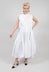 Tiered Dress in Off White
