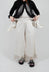 Fringed Trouser in Oyster
