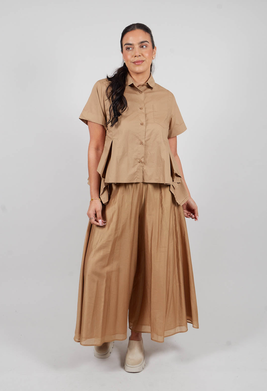 Frill Hem Shirt in Sudan