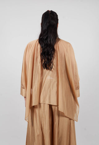 Batwing Blouse in Camel