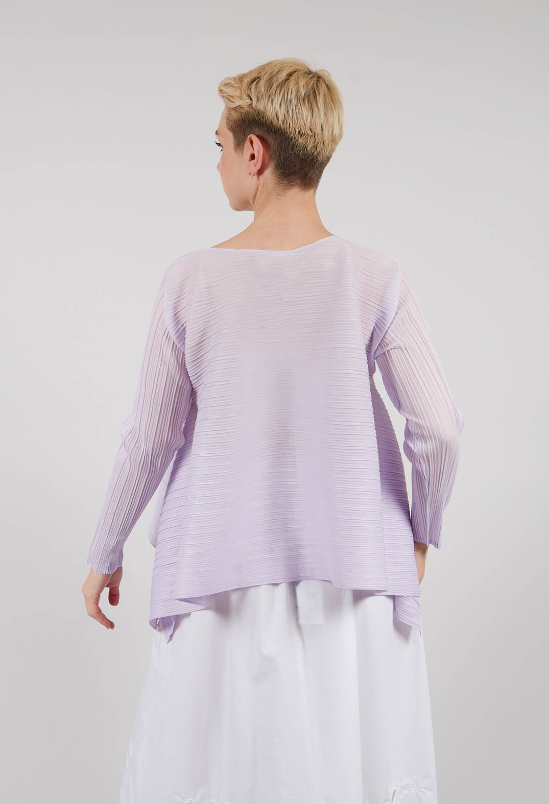 Long Sleeve Jacket in Light Lilac