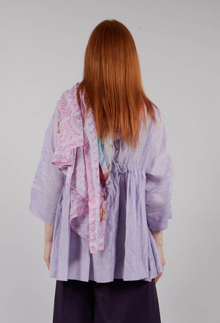Long Sleeve Smock in Lilac