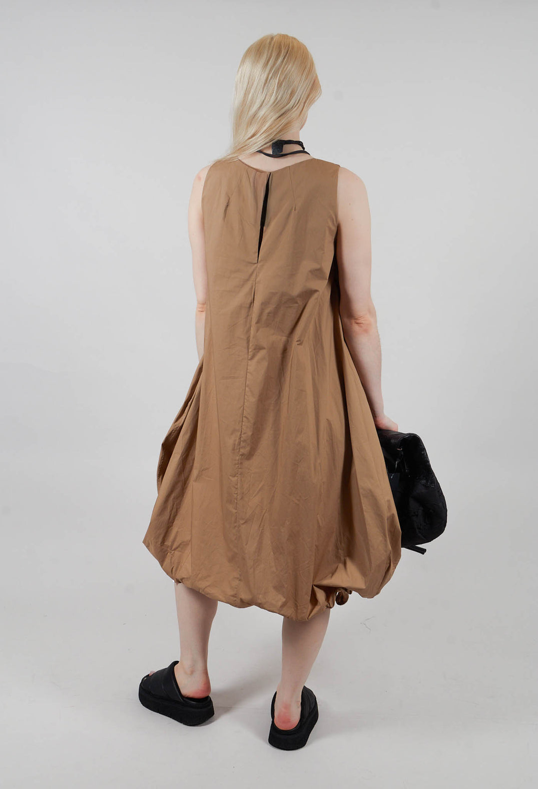 Wire Hem Dress in Sudan