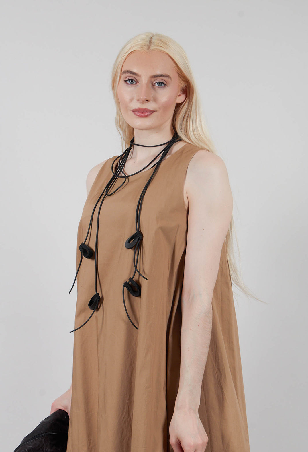 Wire Hem Dress in Sudan