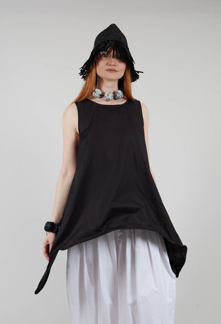 Longline Tunic in Nero